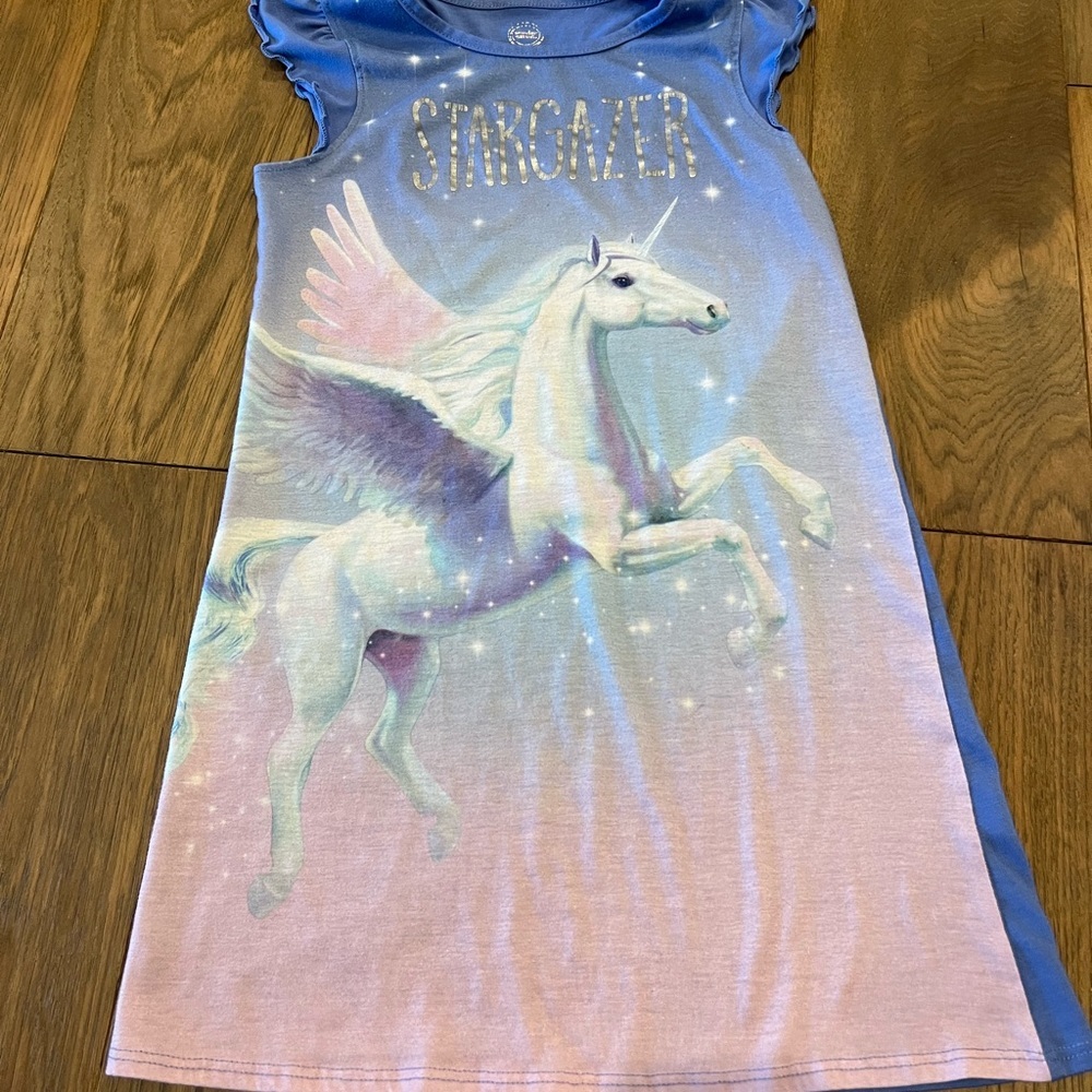 Wonder Nation ‘Stargazer’ Nightgown Girls M 7/8